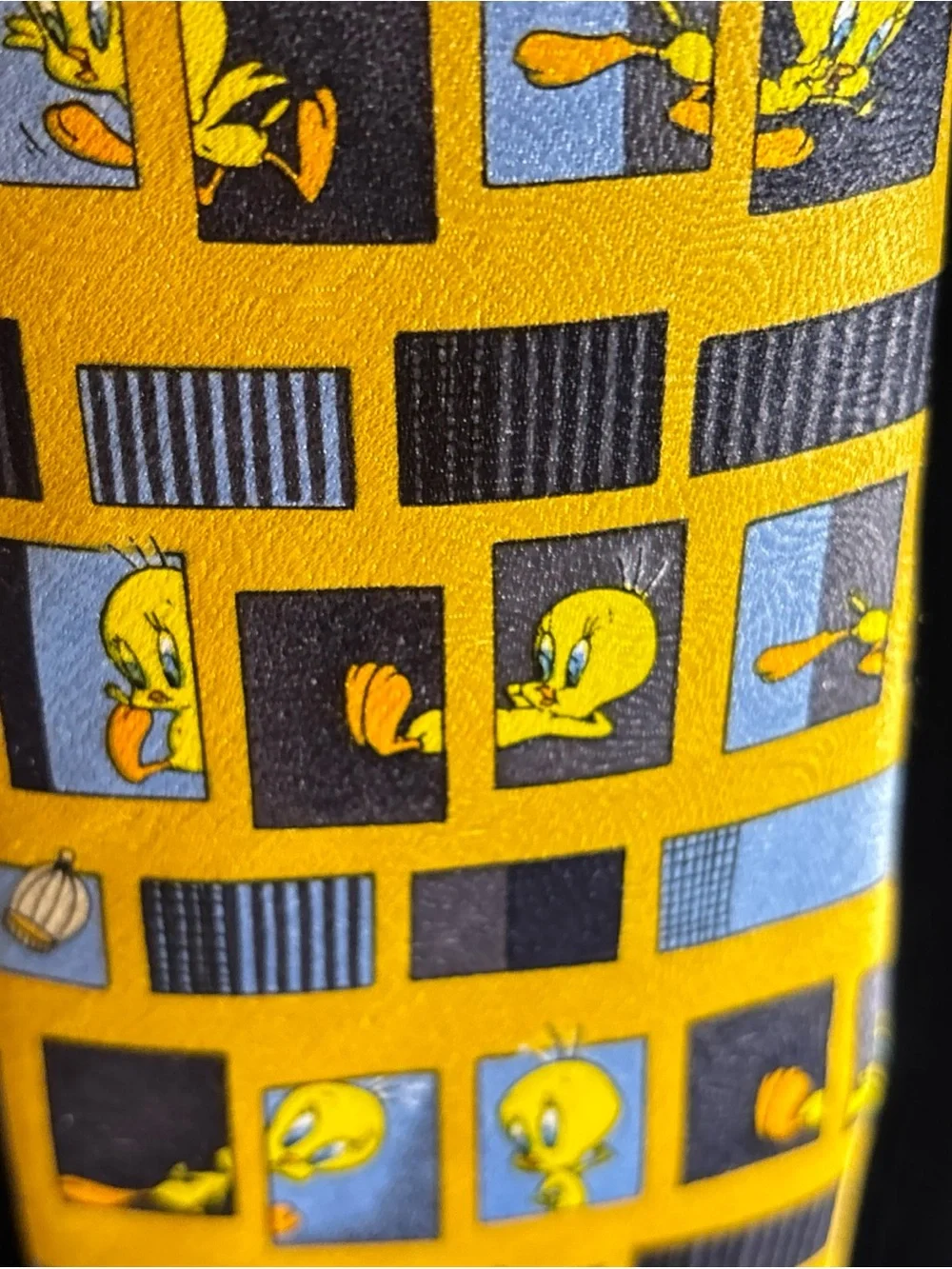 Warner Bros. Tweety Cartoon Tie - Yellow & Blue